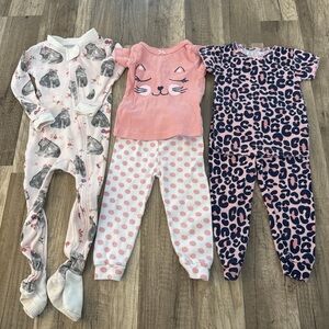 Pajama Bundle - girls 12 months - 3
